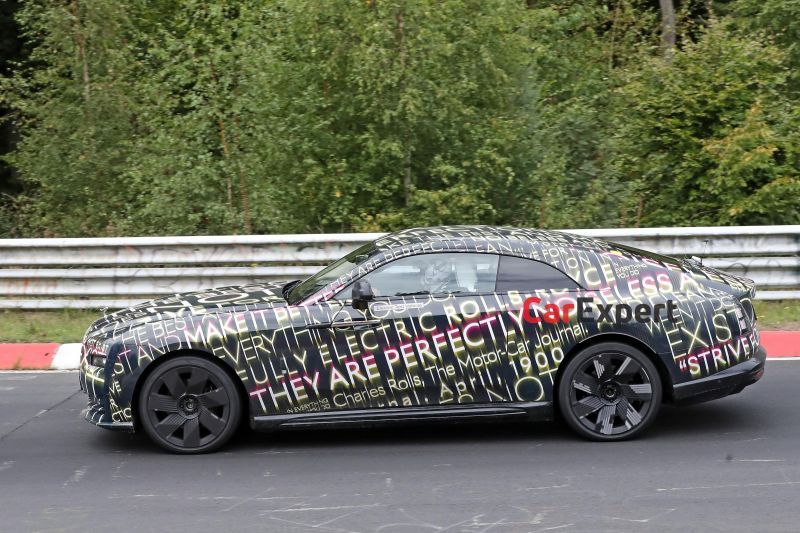 2024 Rolls-Royce Spectre EV spied at the Nurburgring