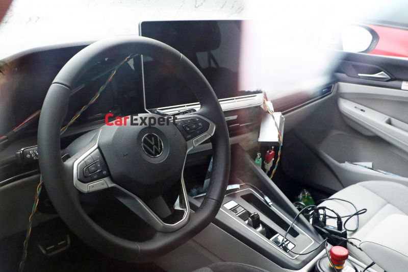 2024 Volkswagen Golf spied with updated interior