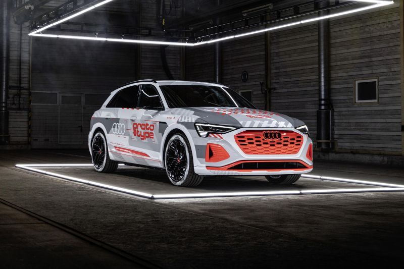 Audi e-tron facelift previewed