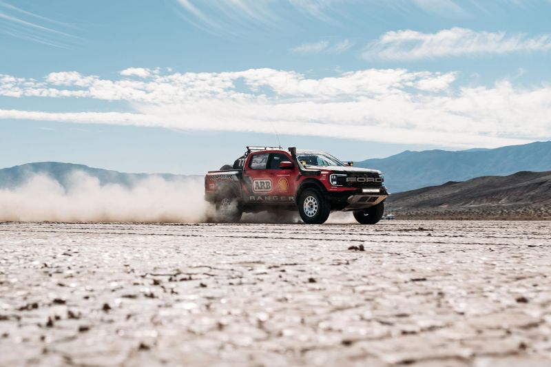 Australia-developed Ford Ranger Raptor taking on Baja 1000