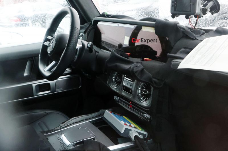 2024 Mercedes-Benz EQG EV spied inside and out