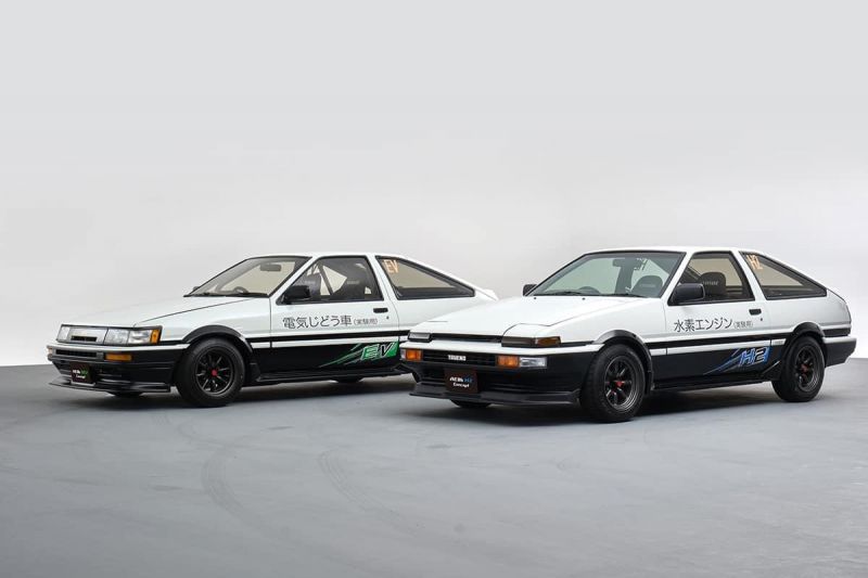 Toyota converts classic AE86 coupes to EV and hydrogen