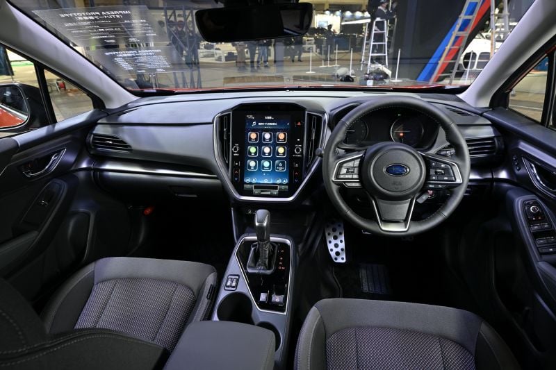 2024 Subaru Impreza shown with in-development STI parts
