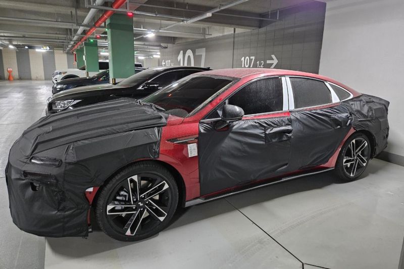 2024 Hyundai Sonata facelift spied