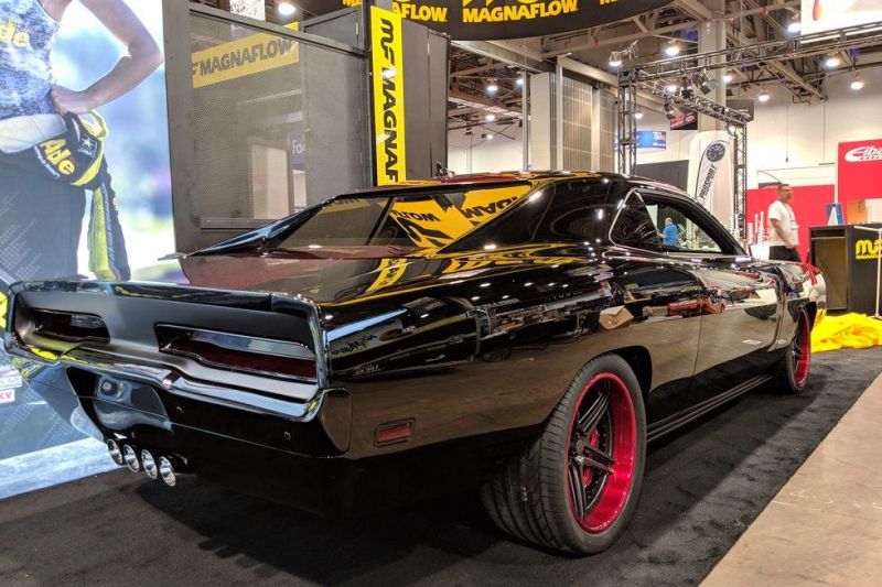 Incredible 2018 Challenger Hellcat with a 1969 body-swap