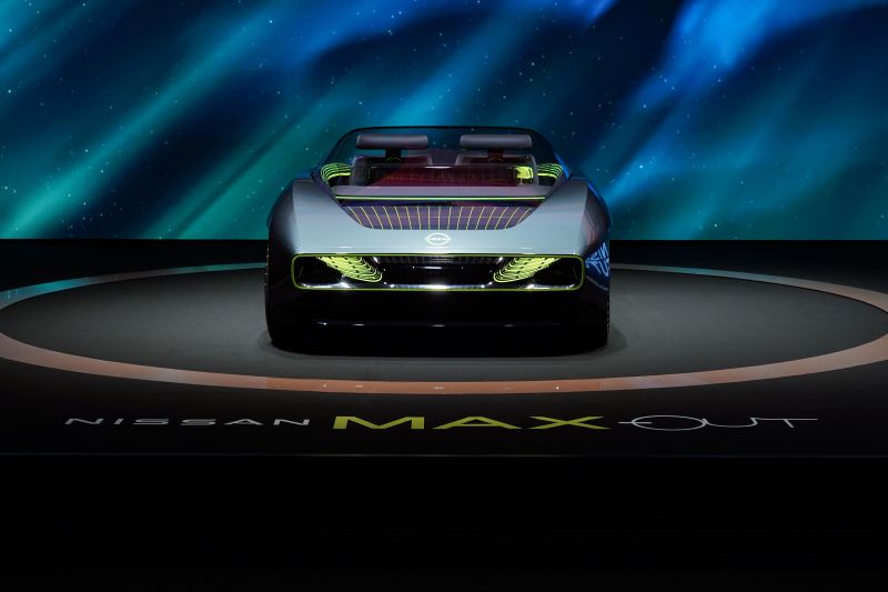 Nissan Max-Out EV convertible concept physically revealed