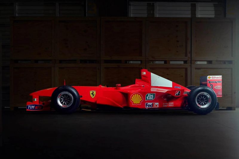 Michael Schumacher's F1-2000 car hits the auction block