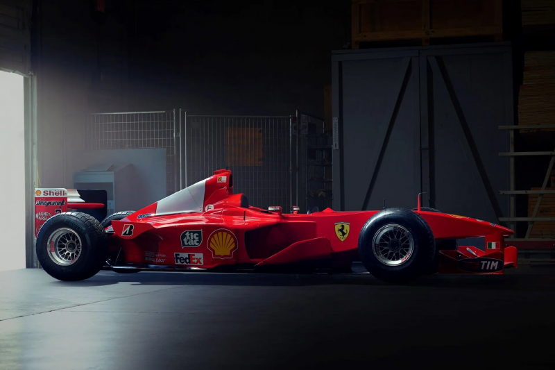 Michael Schumacher's F1-2000 car hits the auction block