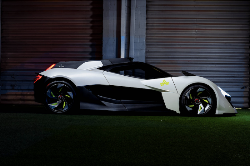 Attucks Apex AP-0, the world's lightest electric supercar