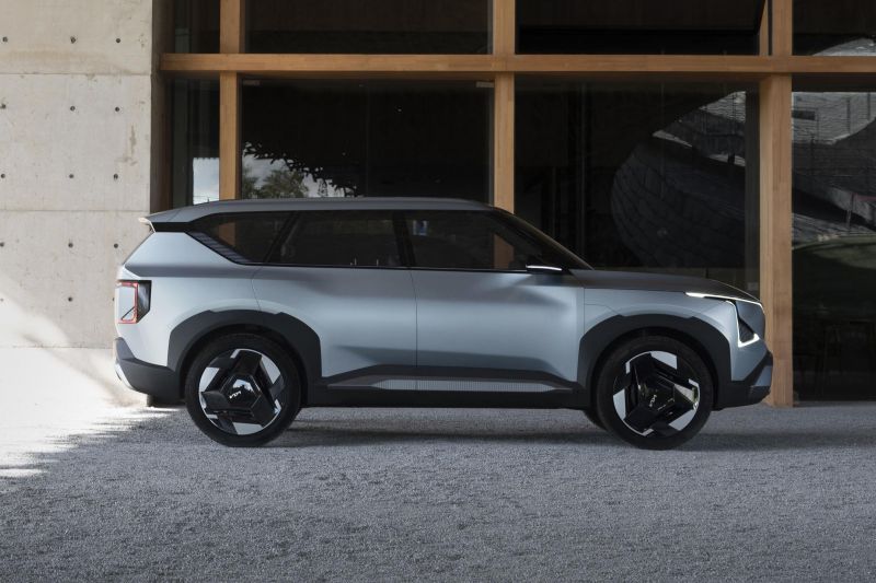 Kia's mid-sized electric SUV spied ahead of imminent reveal