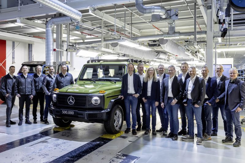 Mercedes-Benz celebrates 500,000 G-Wagens