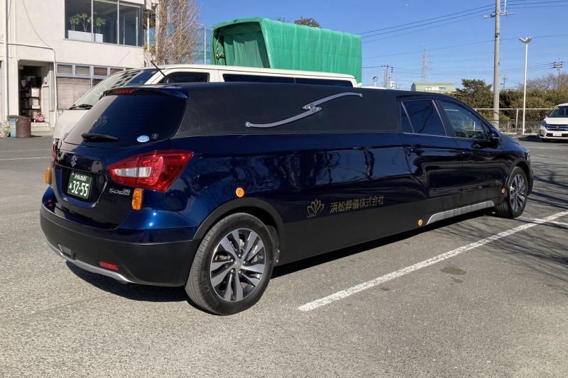 Check out this stretched Suzuki S-Cross hearse from Japan