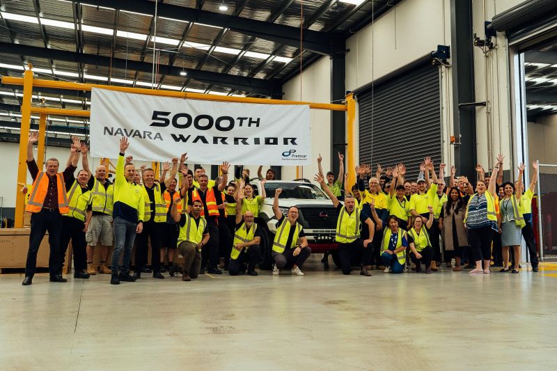 Australian-engineered Nissan Navara Warrior army hits 5000