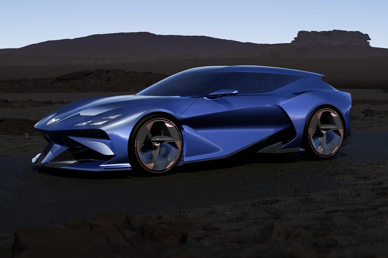 Cupra DarkRebel is an electric sports car concept