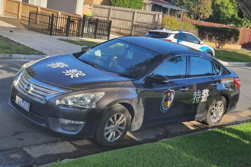 Joke or something sinister? Chinese police cars spotted in Australia