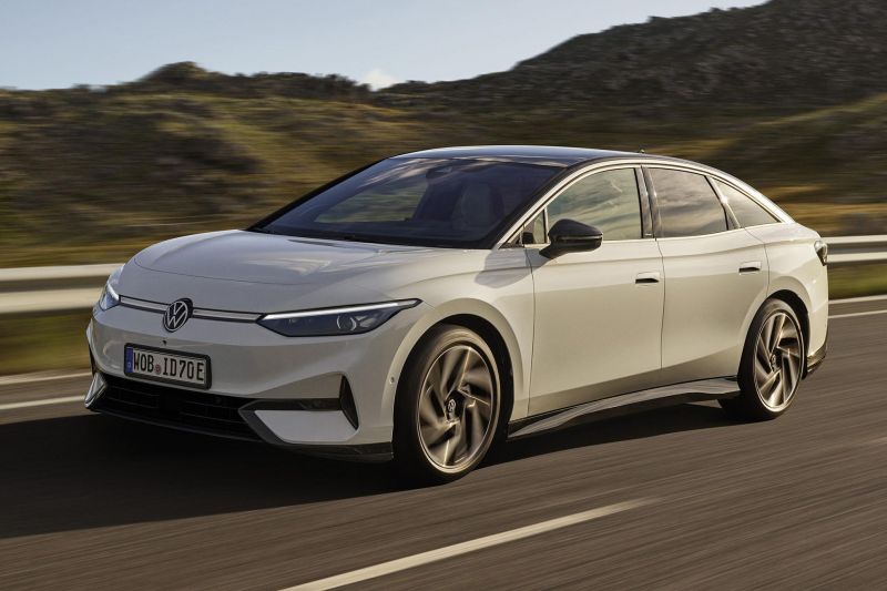 Volkswagen teases ID.7 GTX electric sports sedan