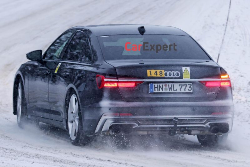 Next-gen Audi A6, S6 PHEV spied wearing old clothing
