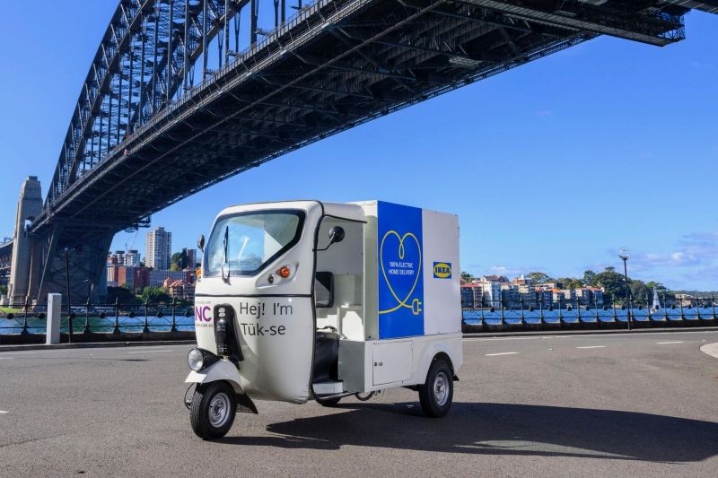 Faster flat-pack delivery coming with electric IKEA tuk-tuks