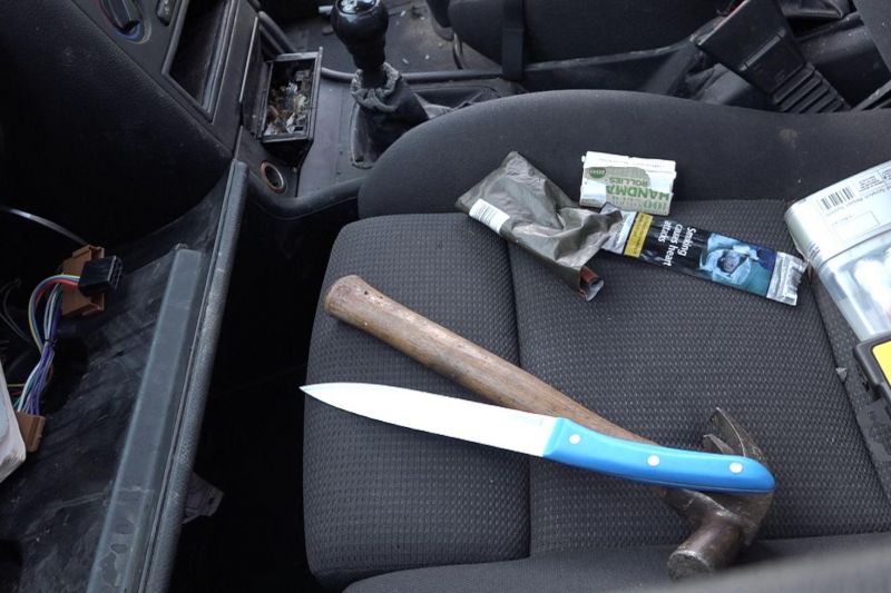 Is it legal to have a knife or weapon in your car?