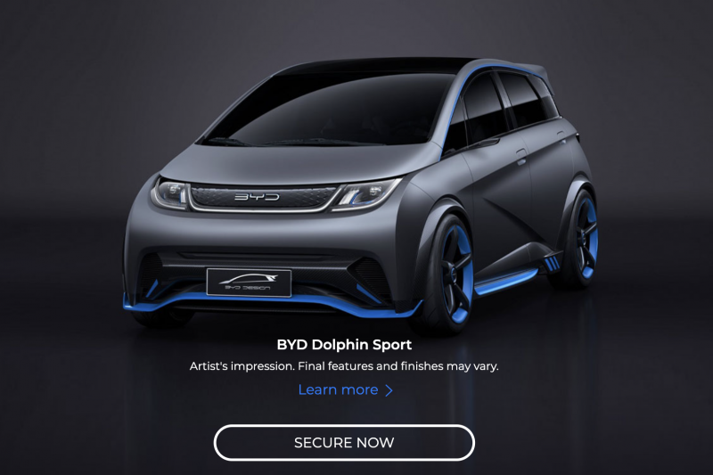 BYD Dolphin Sport: Electric hot hatch priced for Australia