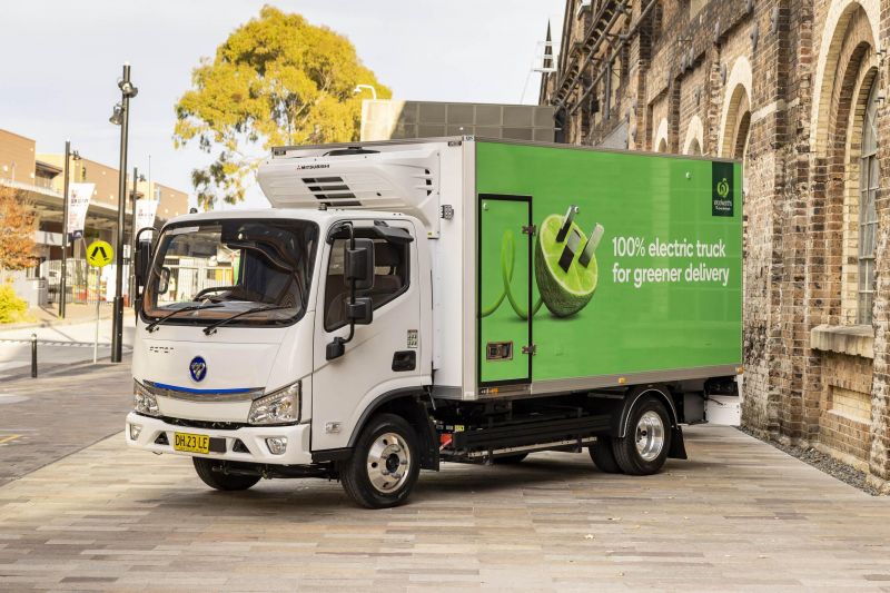 Australian supermarket giant commits to electric-only deliveries