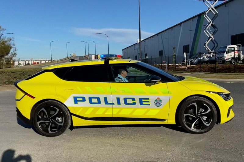 Queensland Police's first electric car will smoke your Commodore