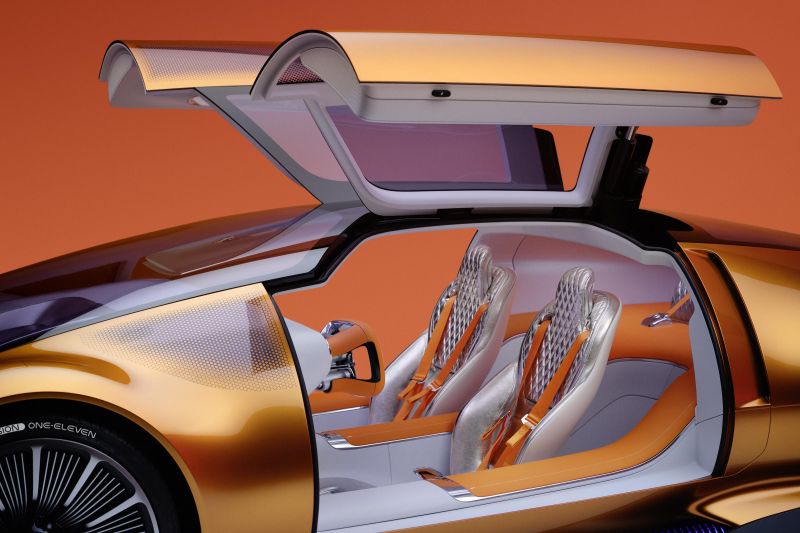 Mercedes-Benz gullwing concept has retro details, next-gen electric tech