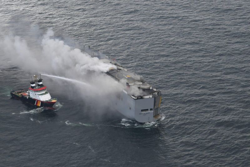 Electric car could be to blame for deadly ship fire