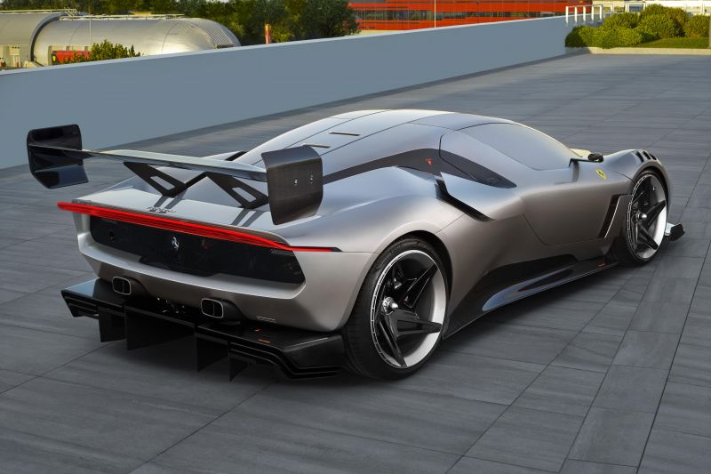 Ferrari KC23 revelado como un coche de carreras futurista único