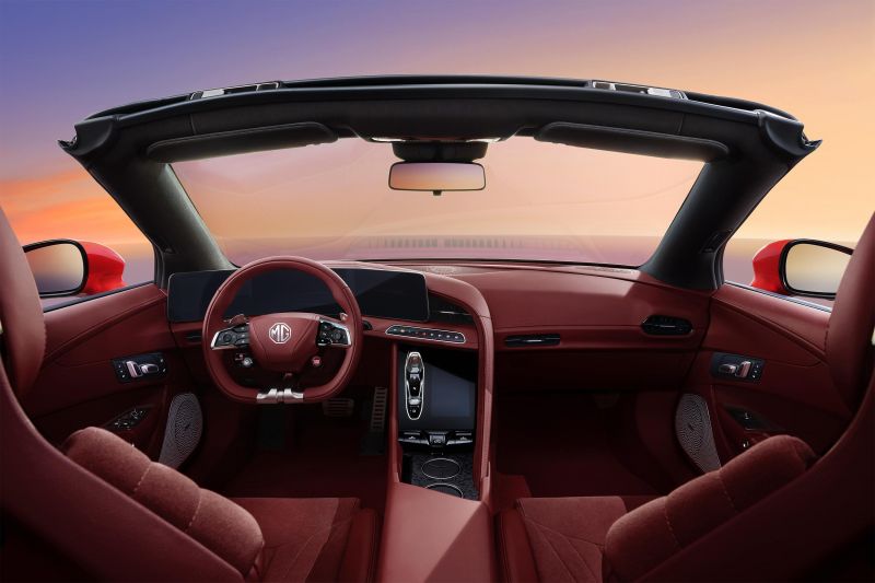 Peek inside MG's first roadster under Chinese ownership