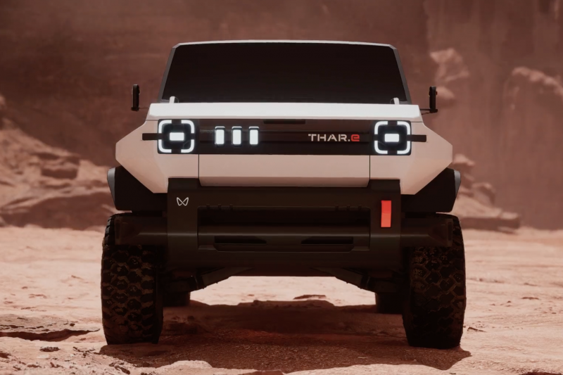 Mahindra reveals electric Jeep Wrangler-rivalling concept