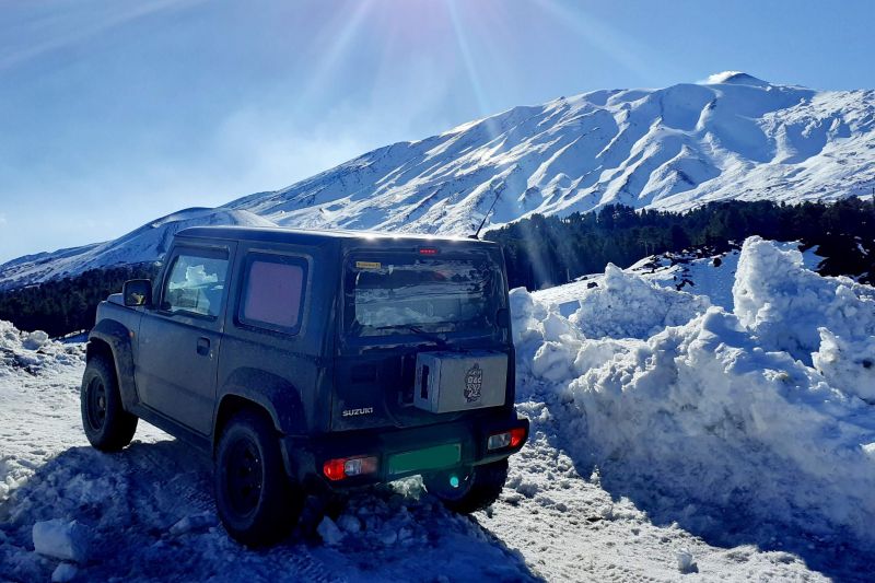 This couple drove across Europe and lived out of their Suzuki Jimny