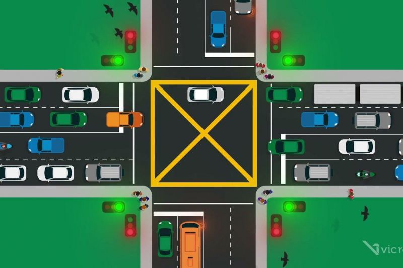 Is it illegal to enter a blocked intersection?