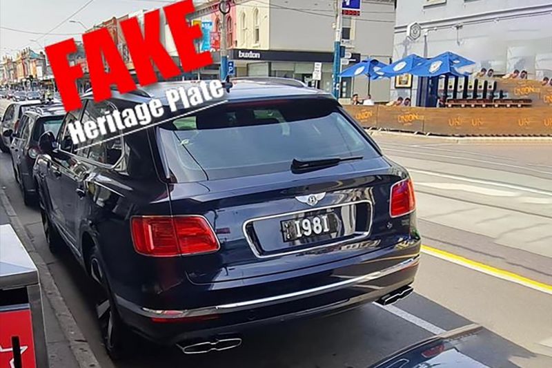 Is it legal to use a fake or cloned number plate that looks real?