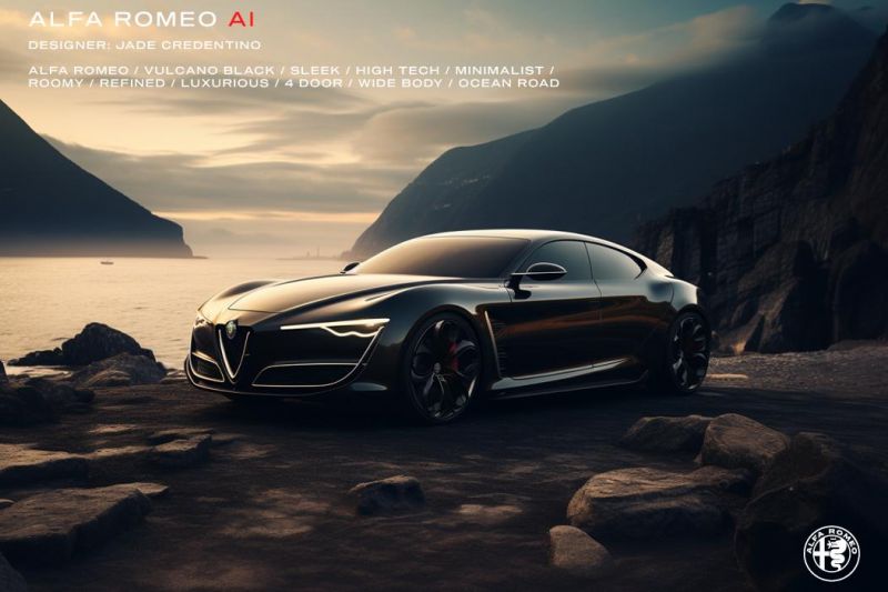 We used AI to create our dream Alfa Romeos