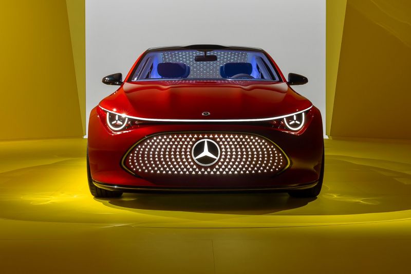 Mercedes-Benz CLA electric concept previews Tesla Model 3 rival