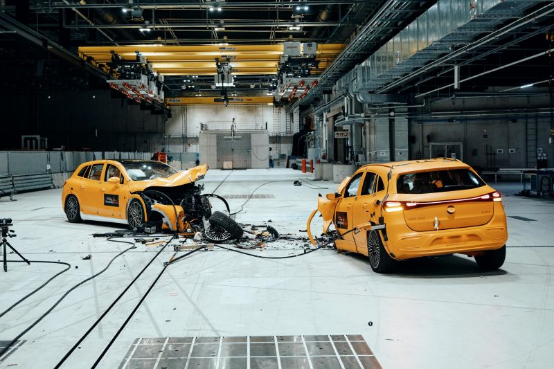 Electric car safety in the spotlight with new crash test