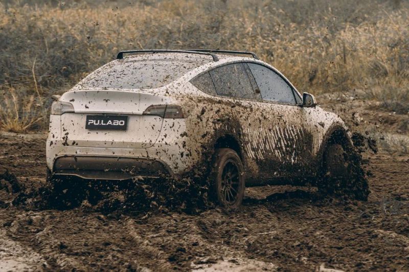 Want to take your Tesla Model Y off-roading? Check out this lift kit
