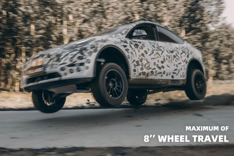 Want to take your Tesla Model Y off-roading? Check out this lift kit