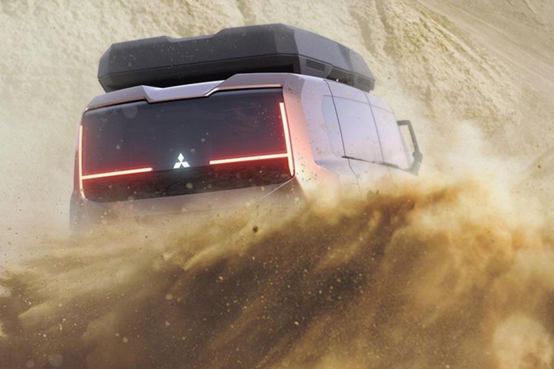 Mitsubishi teases off-roading people mover concept