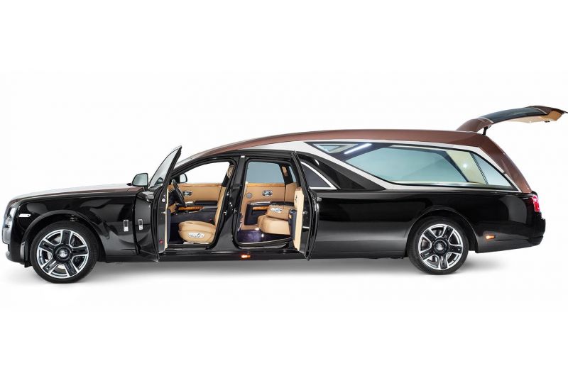 This Rolls-Royce hearse is how to send someone off in style