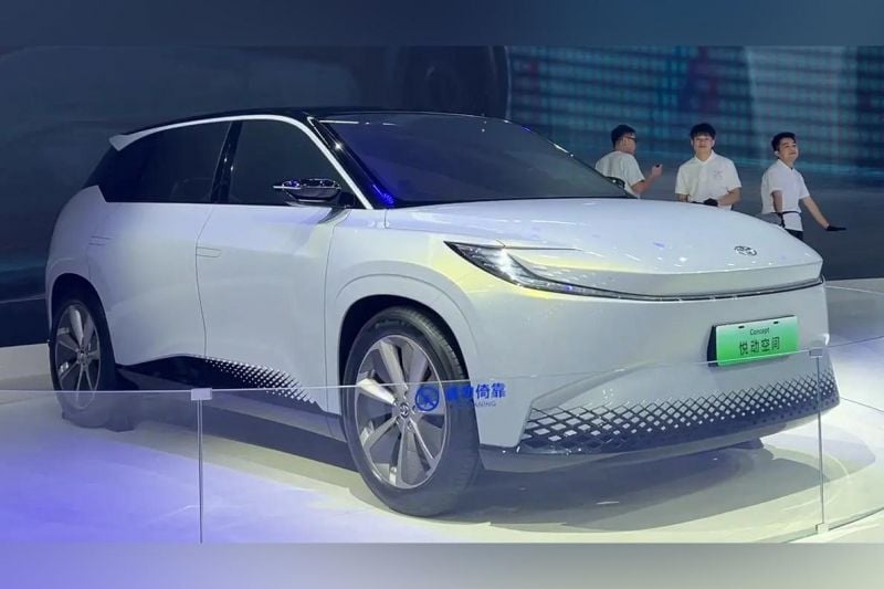 Sleek sedan and large SUV are Toyota's latest electric car concepts