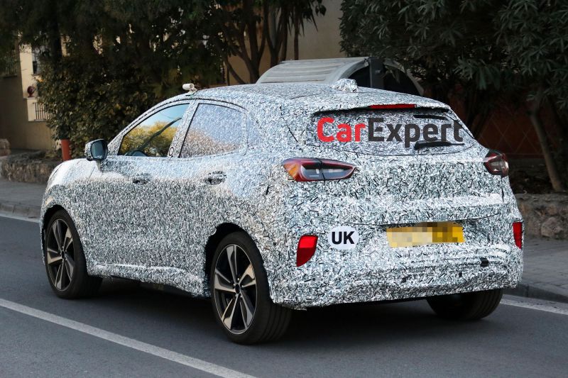 Electric Ford Puma spied with a different front end treatment