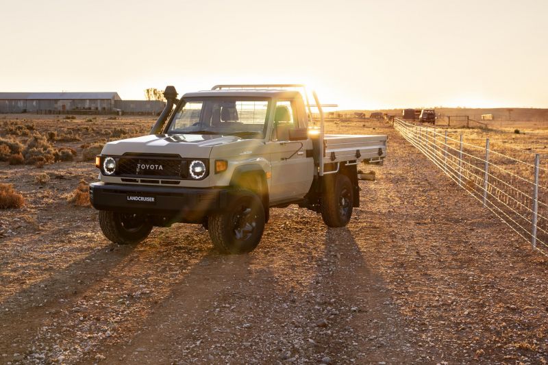 Orders are still closed for the Toyota LandCruiser 70 Series