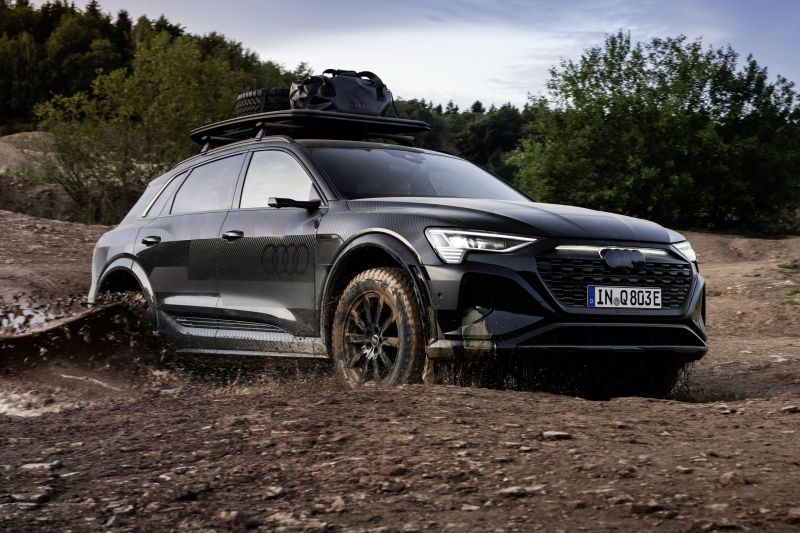 Rally-inspired Audi Q8 e-tron electric SUV unveiled, not for Australia