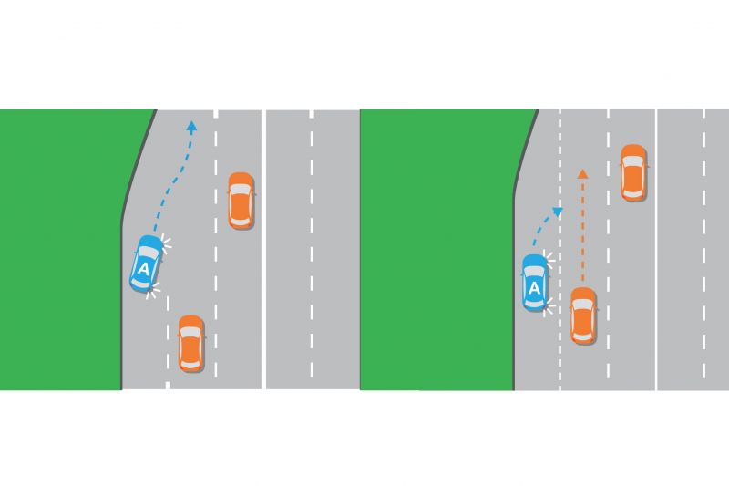 Is it legal to merge in traffic without indicating?