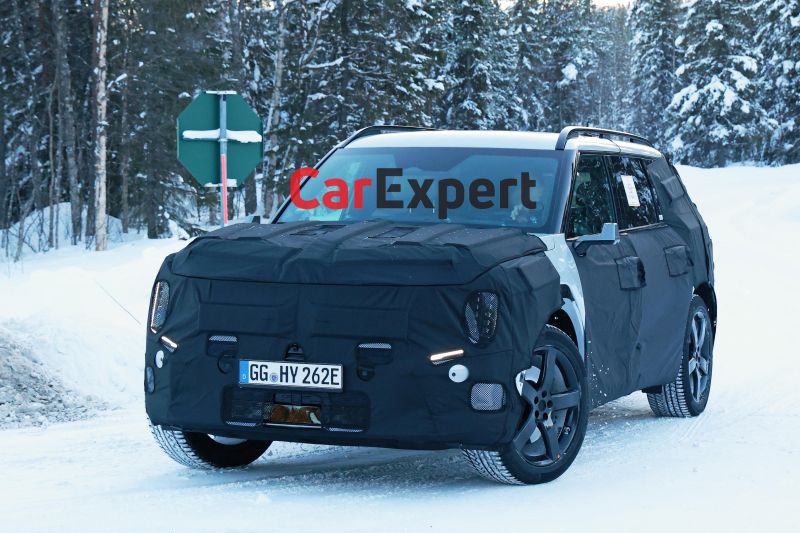 2025 Kia EV9 GT: Supersized sports SUV spied