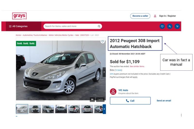 Grays ordered to pay $10 million penalty for misleading car auction ads