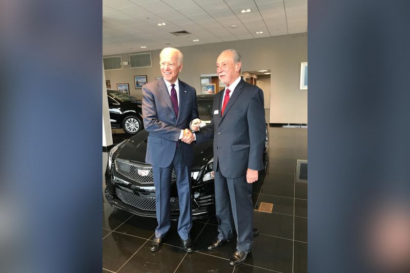 President Biden's one-off Cadillac sports sedan is up for sale