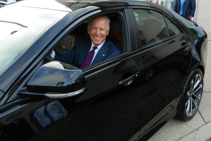 President Biden's one-off Cadillac sports sedan is up for sale